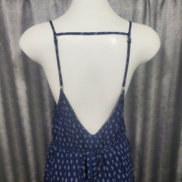 LuLu's Coveted Curated Collected Boho Paisley Low Back Maxi Dress Size M - Picture 8 of 16